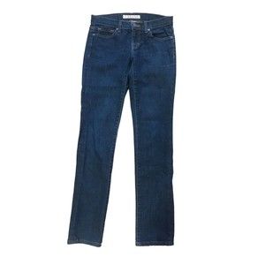 J Brand Pencil Leg Jeans 912 Pure Blue Denim Stretch Dark Wash Low Rise …